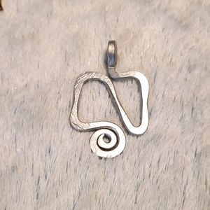 Handmade Silver Metal Pendant